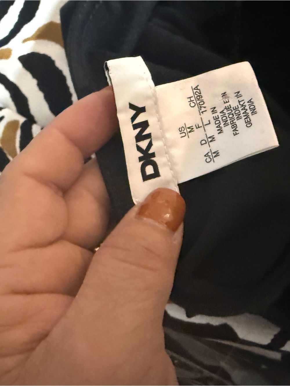 DKNY Black Short-Sleeve Side-Tie Knit Dress - Picture 4 of 4